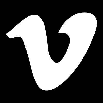Vimeo Letter Logo In A Square Vector - Vimeo Logo White Png (400x400), Png Download