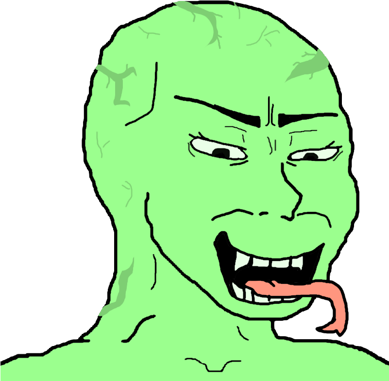 3633120 - >> - Green Wojak Png (800x800), Png Download