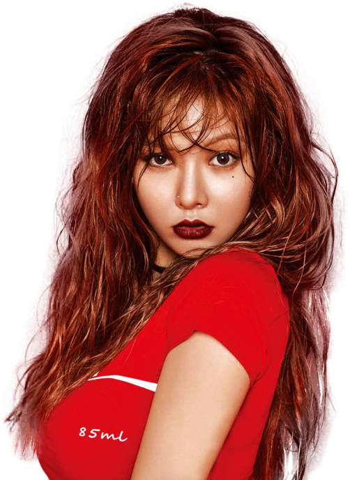 Hyuna Png Hd Quality - Hyuna A Red Hair (783x693), Png Download