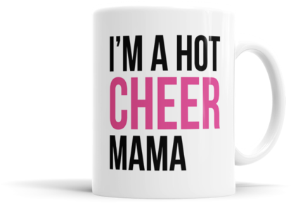 I'm A Hot Cheer Mama Mug - Art (480x480), Png Download