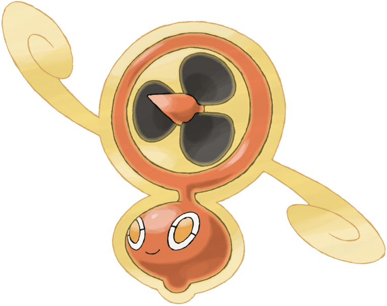 Scrafty Serves As A Good Switch In For Dark And Ghost - Fan Rotom (759x600), Png Download