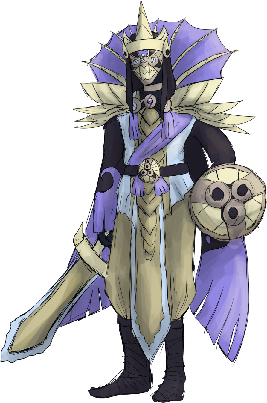 Aegislash Gijinka (1024x1365), Png Download