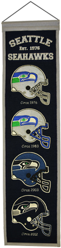 Seattle Seahawks Logo 2013 Png - Seattle Seahawks Heritage Banner (500x500), Png Download