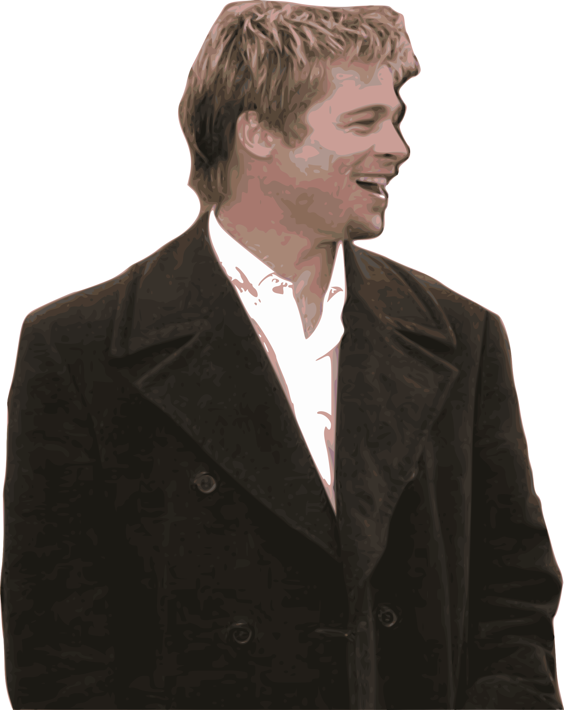 This Free Icons Png Design Of Brad Pitt (1905x2400), Png Download