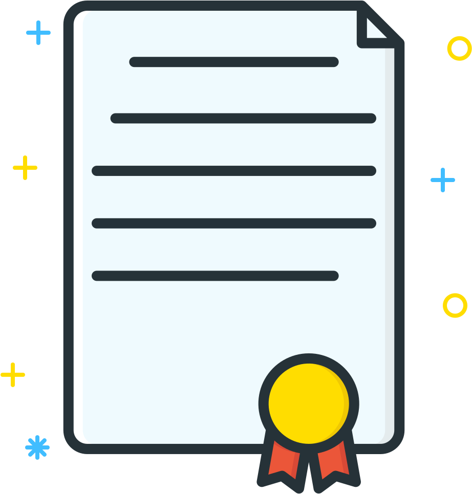 Download Svg Download Png - Certificate Icon Png (1024x1024), Png Download