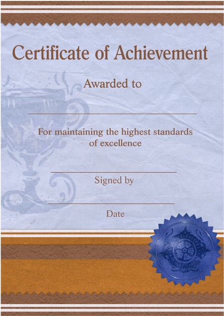 Certificate Template Png Transparent Image - Clip Art (500x696), Png Download