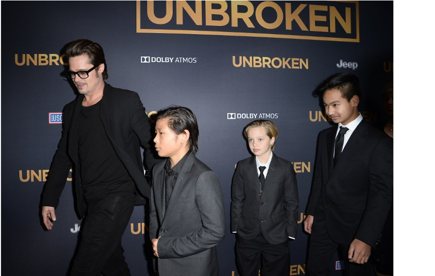 Brad Pitt Probed For Alleged Physical, Verbal Child - Angelina Jolie (991x557), Png Download