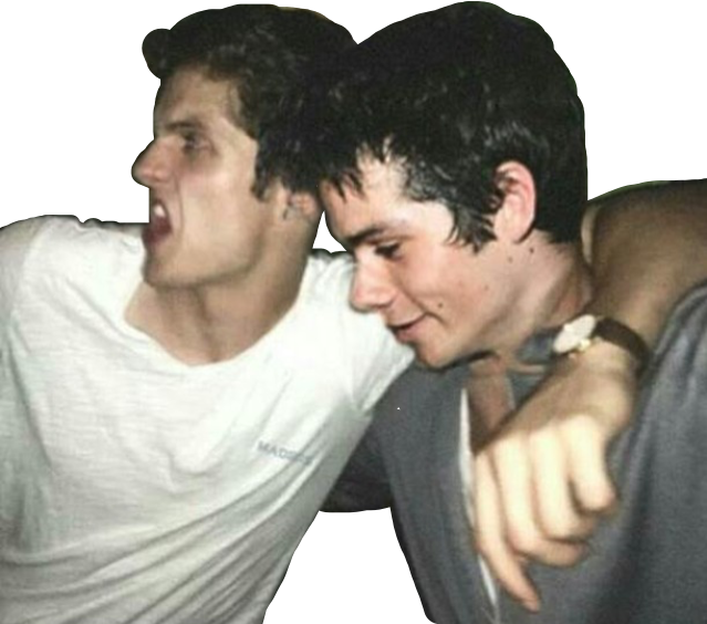 Daniel Sharman Dylan O'brien Teenwolf Freetoedit - Daniel Sharman And Dylan Obrien (639x564), Png Download