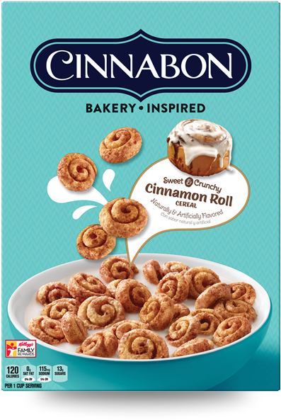 Kellogg's Cinnabon Multigrain - Cinnabon Cereal (1111x736), Png Download