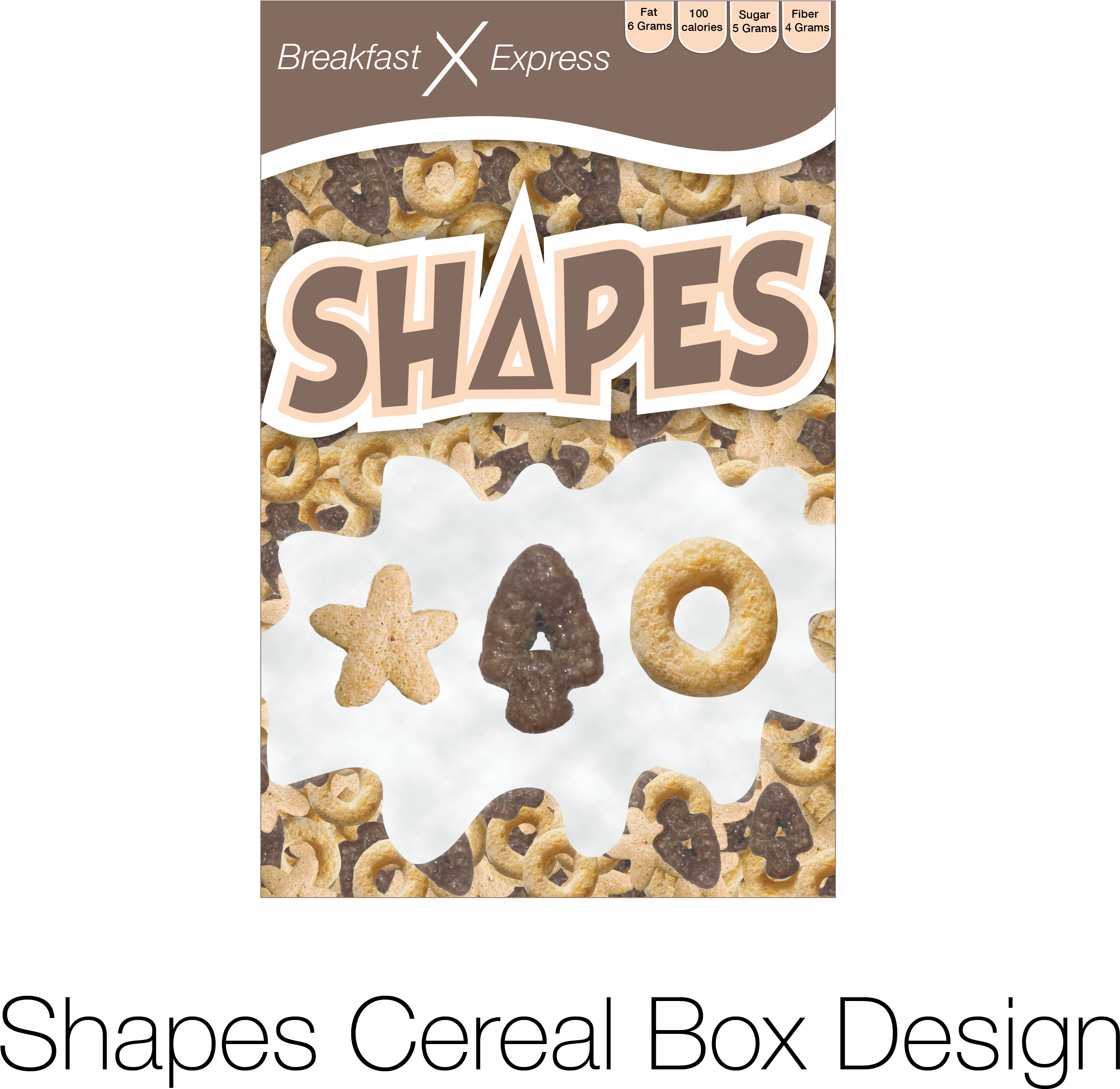 Cereal Box Design For Shapes Cereal - Health Benefits (3362x3069), Png Download
