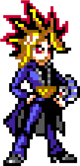Yugi Moto - Yu Gi Pixel (420x650), Png Download