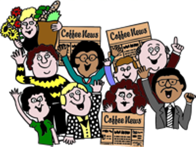 People - Coffee News (630x473), Png Download