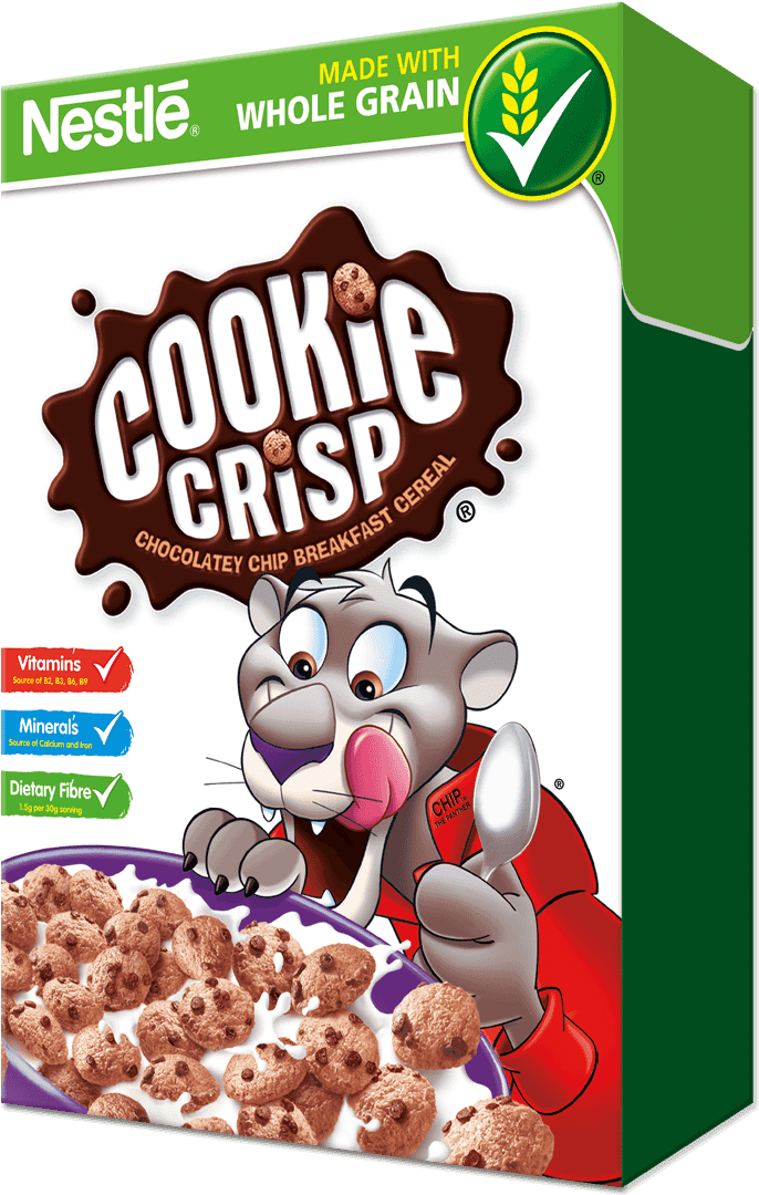 Clipart Box Breakfast Cereal - Nestle Cookie Crisp (820x1094), Png Download