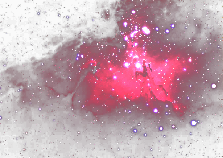 Share This Image - Nebula (847x600), Png Download