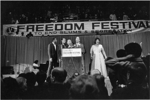 Chicago Freedom Festival Sidney Poitier, Harry Belafonte, - Chicago Open House Movement 1966 (647x400), Png Download