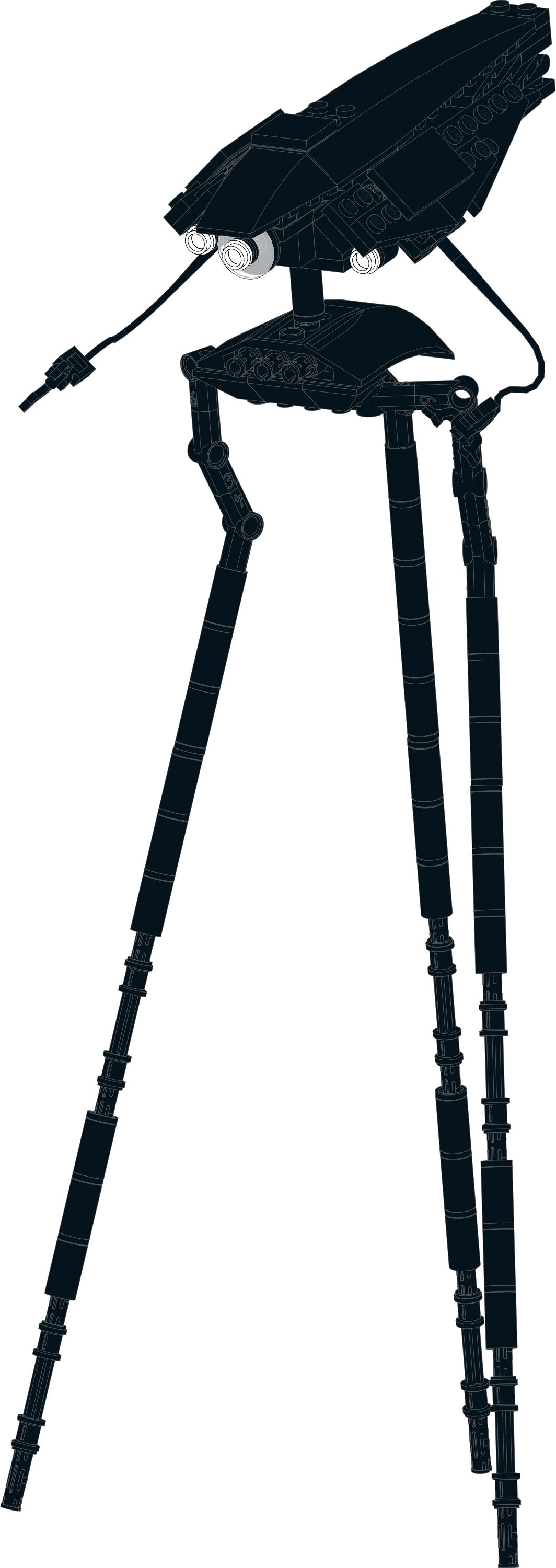 War Of The Worlds - Tripod War Of The Worlds Png (1064x3000), Png Download