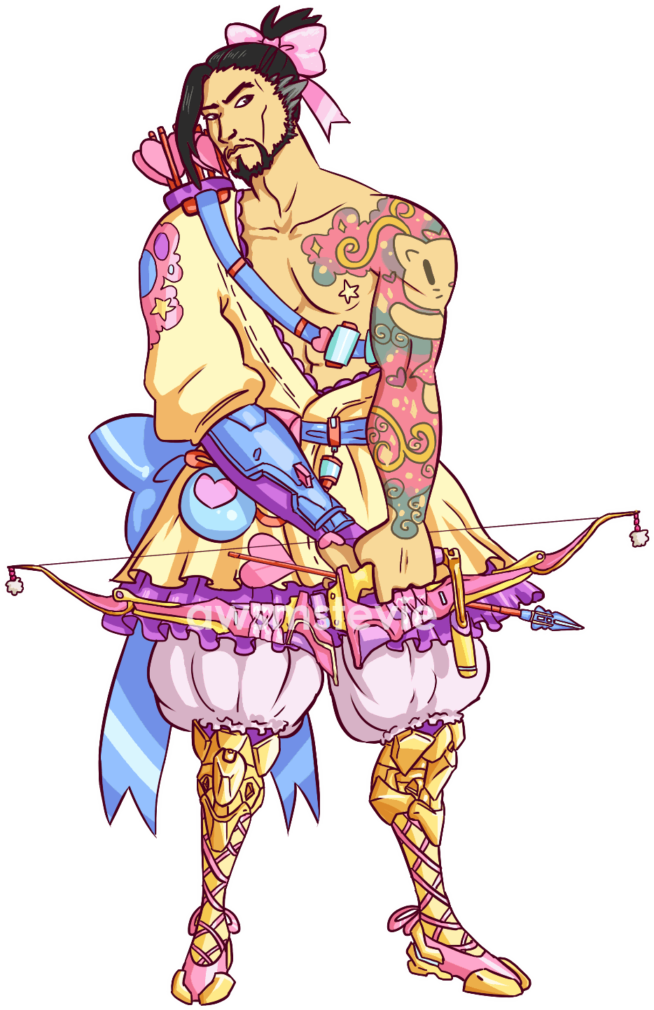 “transparent ” @official Jeff Kaplan U Know What You - Hanzo (960x1500), Png Download