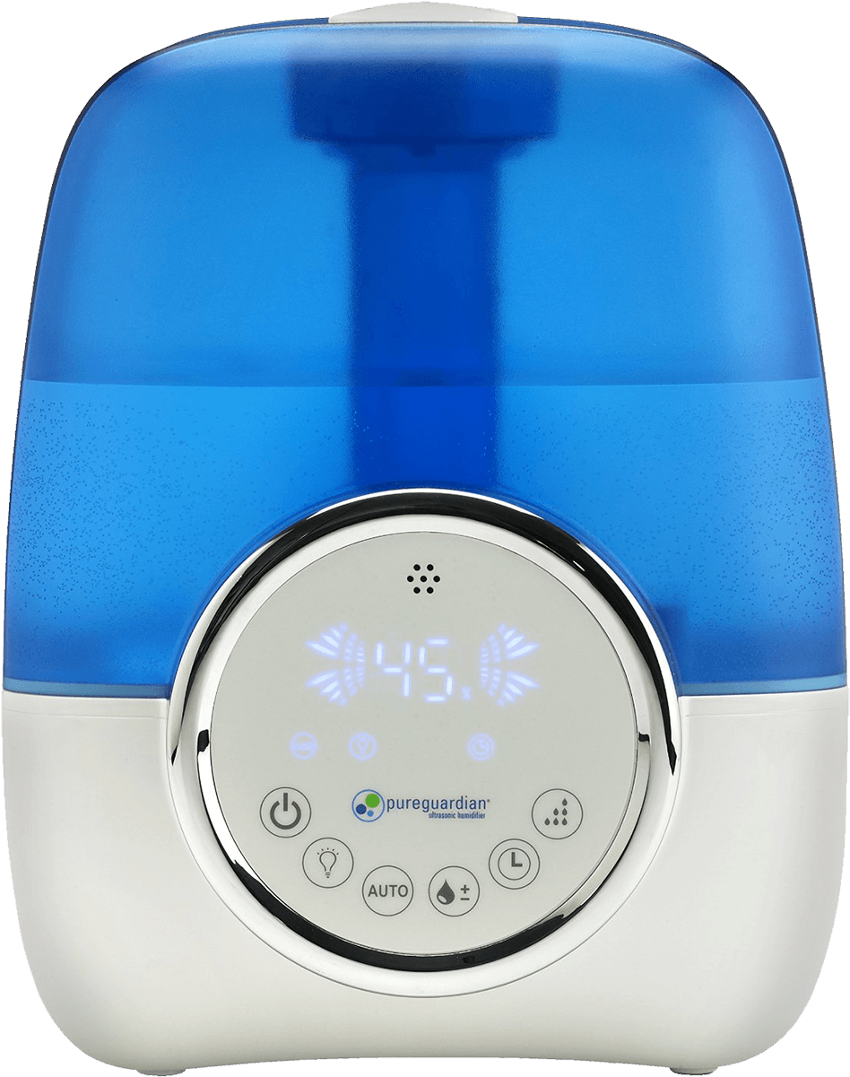 Pureguardian H1250 100-hour Ultrasonic Cool Mist Humidifier - Pureguardian H1250 Ultrasonic Cool Mist Humidifier (1200x1200), Png Download