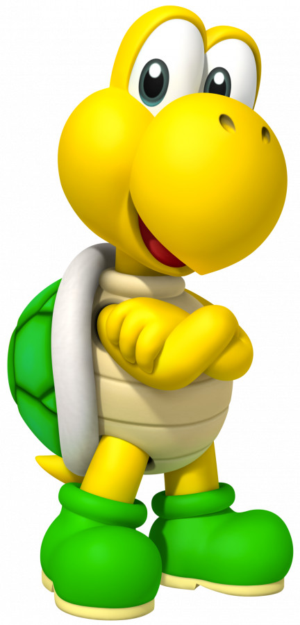 Koopa Troopa - Koopa Troopa Png (432x900), Png Download