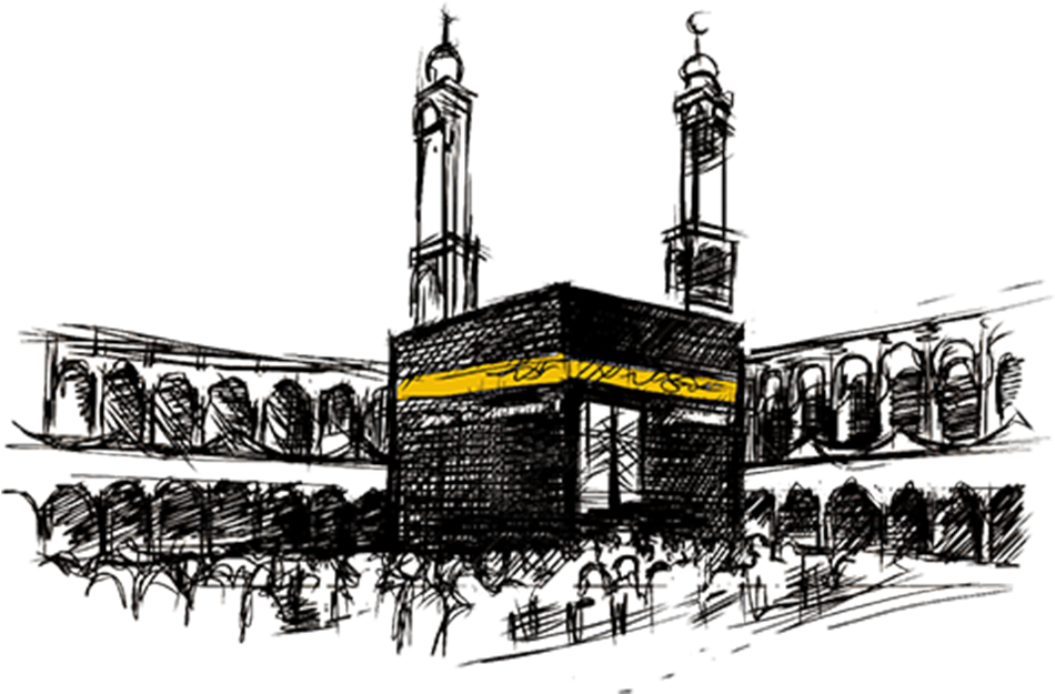 Download Free Stock Arch Drawing Arabic Kaabah Vector Png Image With No Background Pngkey Com