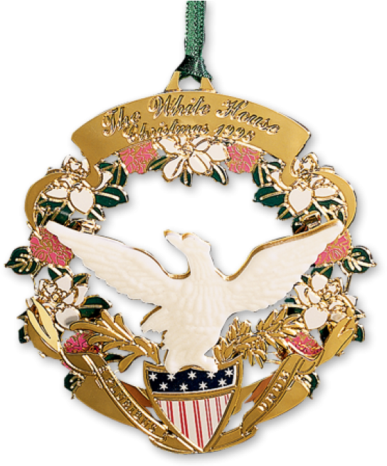 1998 White House Christmas Ornament, The American Bald - White House Series Christmas Ornaments (700x700), Png Download