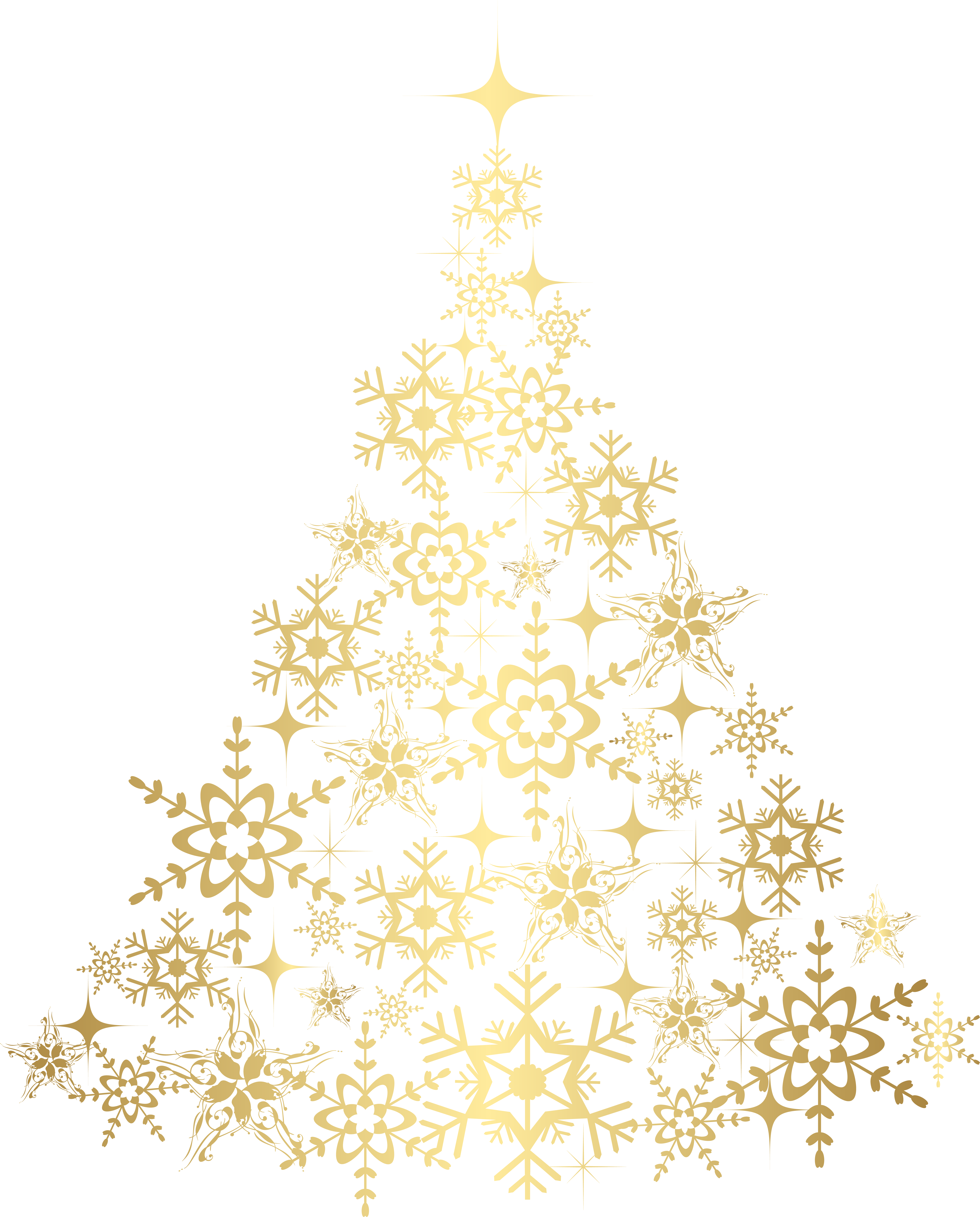 Free Gold Christmas Ornaments Png (6441x8000), Png Download