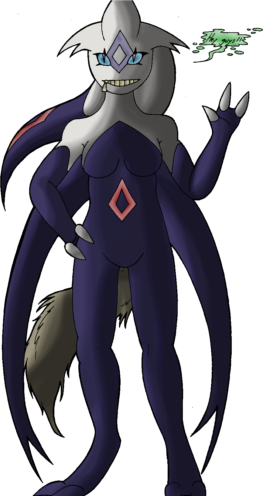 Luna's True Form - Cartoon (927x1630), Png Download