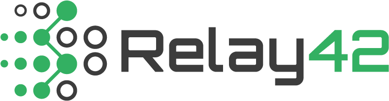 Coo - Relay42 Transparent Logo (993x409), Png Download
