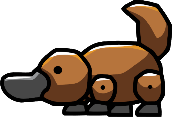Duck Bill Png - Duck Billed Platypus Png (599x407), Png Download