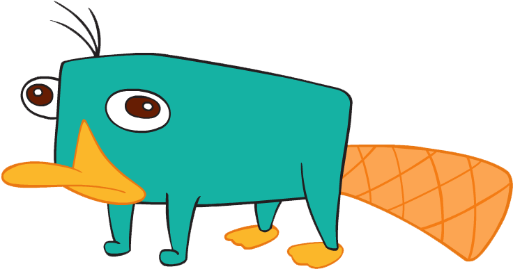 Perry The Platypus - P From Phineas And Ferb (764x402), Png Download