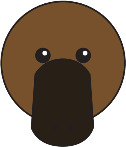 Animaru Duck-billed Platypus - Playtapus Head Png (800x800), Png Download
