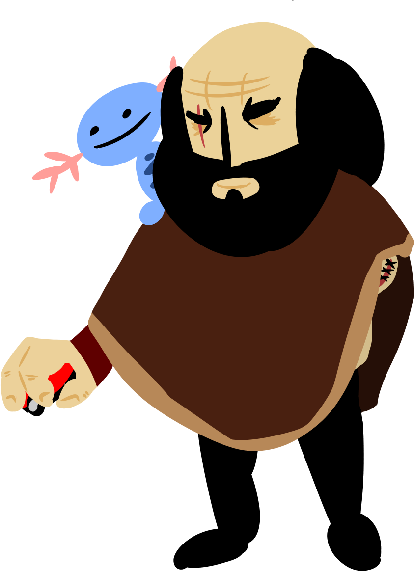 Pokemon Trainer Brad Armstrong His Team Would Consist - Illustration (1167x1416), Png Download