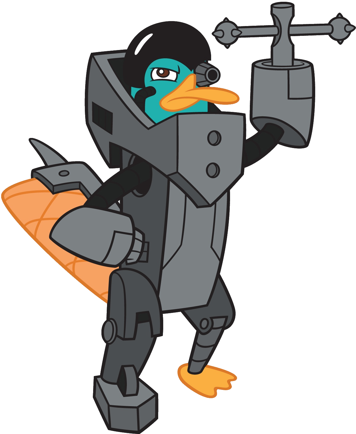 Perry The Platypus - Perry The Platypus 2nd Dimension (1204x1466), Png Download