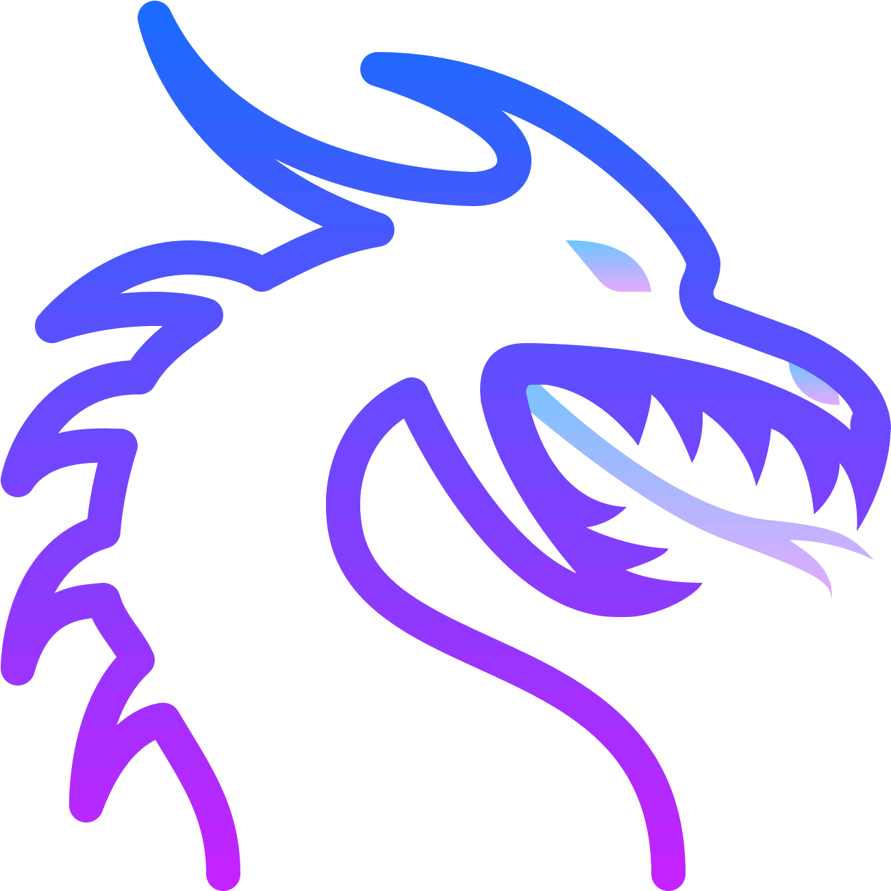 The Dragon Team Icon - Dragon Icon Png (1600x1600), Png Download