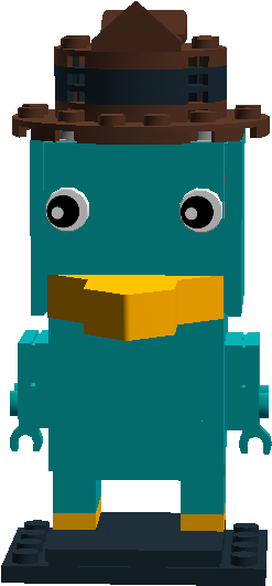 Phineas And Ferb, Perry The Platypus Brickheadz - Phineas And Ferb (1126x600), Png Download