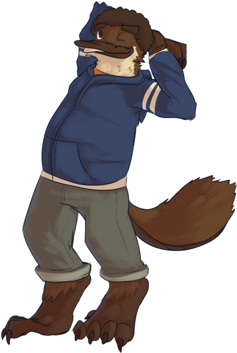 More Of The Platydude - Stretch (500x720), Png Download