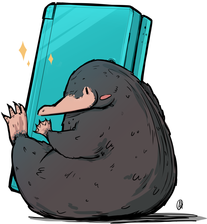Jpg Transparent Download Fan Art Deviantart Anime Transprent - Niffler Transparent (900x881), Png Download