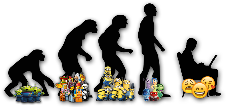 In Addition To The Small Screen, Emojis Are Coming - Vr Evolution (800x400), Png Download