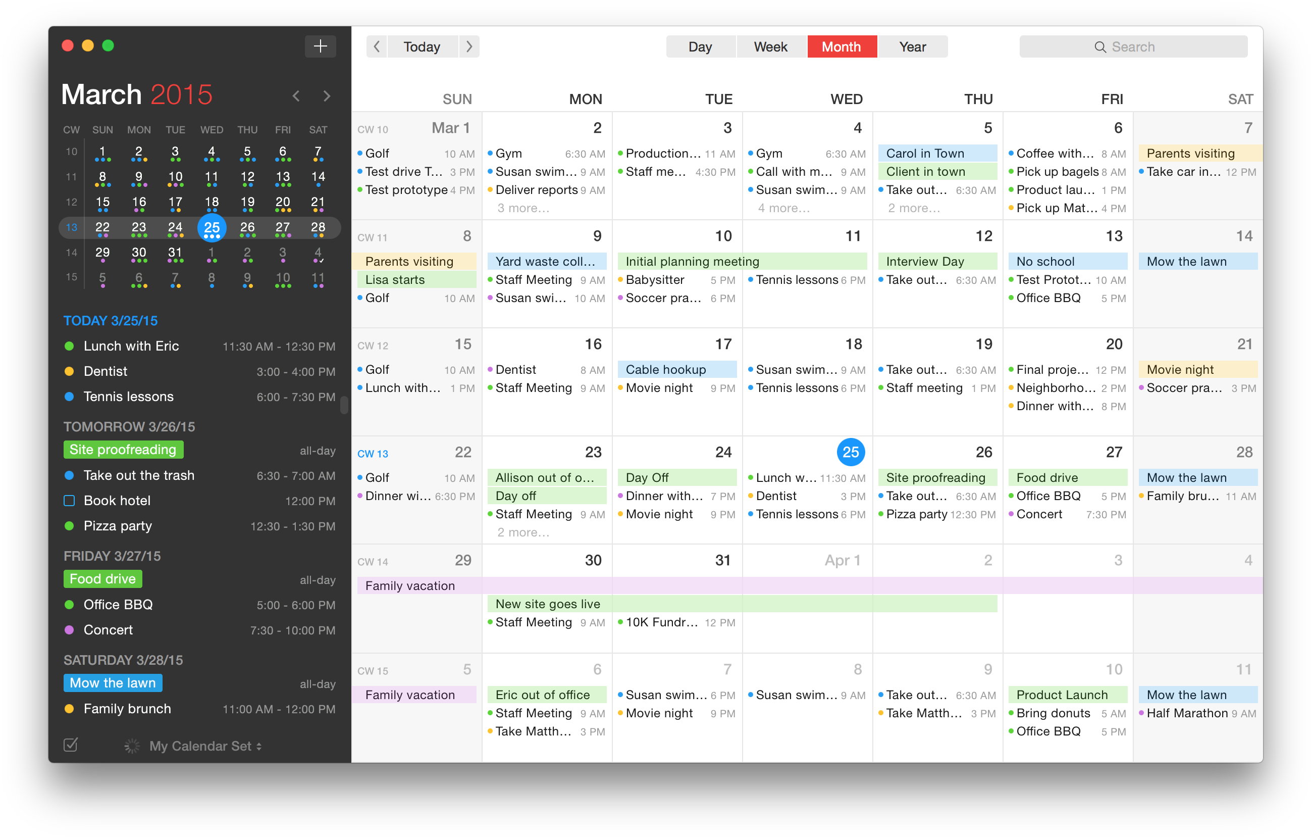Download Month View Mac Os Sierra Calendar PNG Image with No