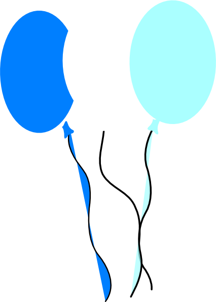 Original Png Clip Art File Party Balloons Svg Images (426x594), Png Download