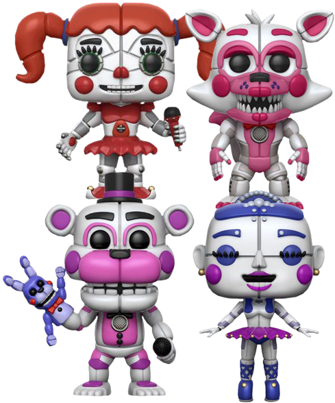 Five Nights At Freddy's - Fnaf Sister Location Funko Pop (489x588), Png Download