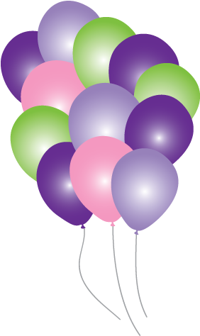 Unicorn Fantasy Party Balloons - Balloon (310x492), Png Download