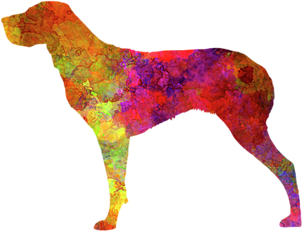 Click And Drag To Re-position The Image, If Desired - Weiler Pointer Im Watercolor Grußkarte (600x480), Png Download