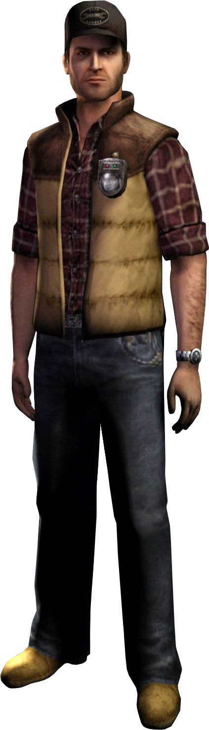 And Eileen Galvin - Silent Hill Origins Travis (423x1478), Png Download