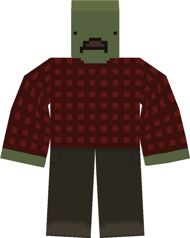 Unturned Zombies Png - Fictional Character (1006x1006), Png Download