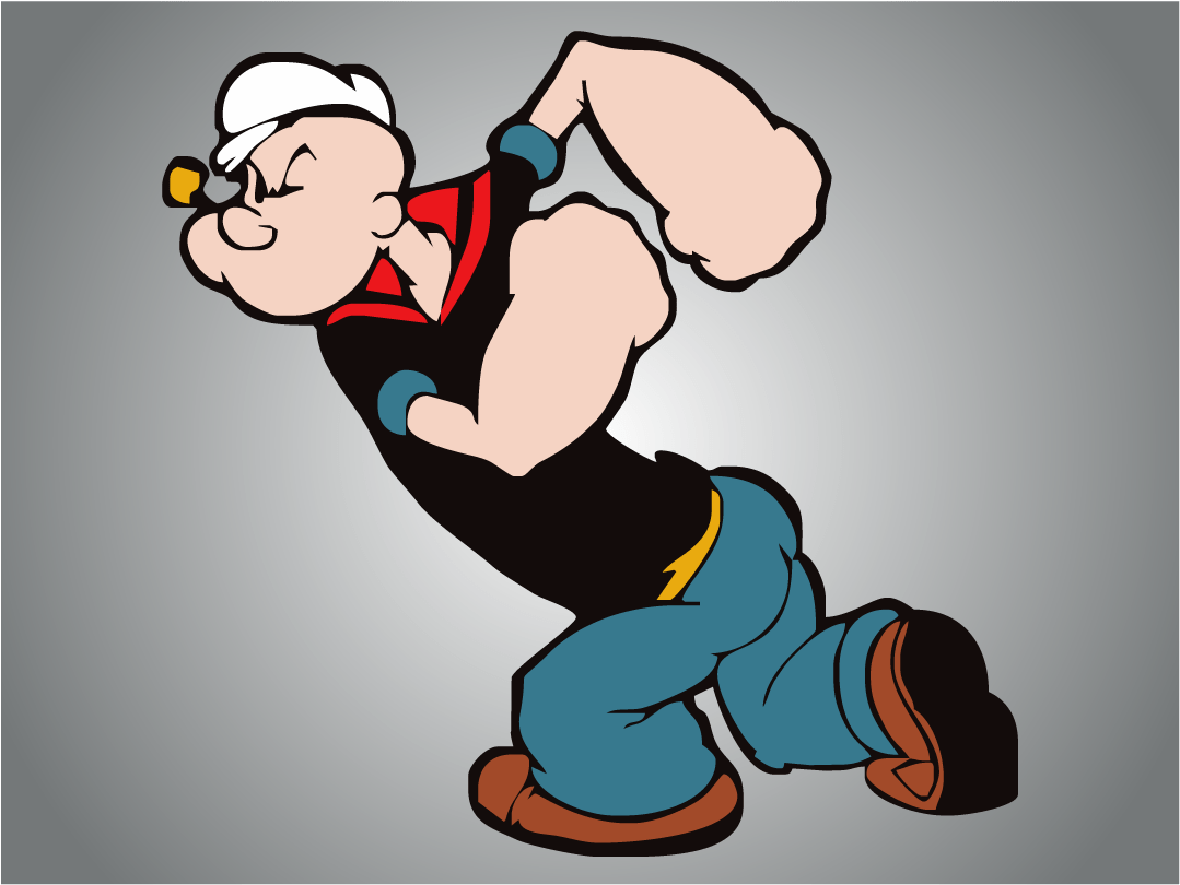 With A Tip Of The Cap To Popeye The Sailor Man, The - Popeye The Sailor Man Png (1369x935), Png Download
