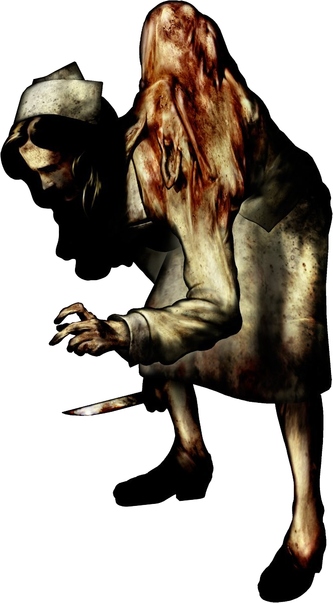 635 Kb Png - Silent Hill 1 Enfermeira (662x1199), Png Download