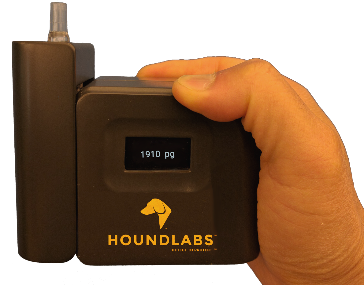 Startup Hound Labs Raises $8 - Marijuana Breathalyzer (1233x977), Png Download
