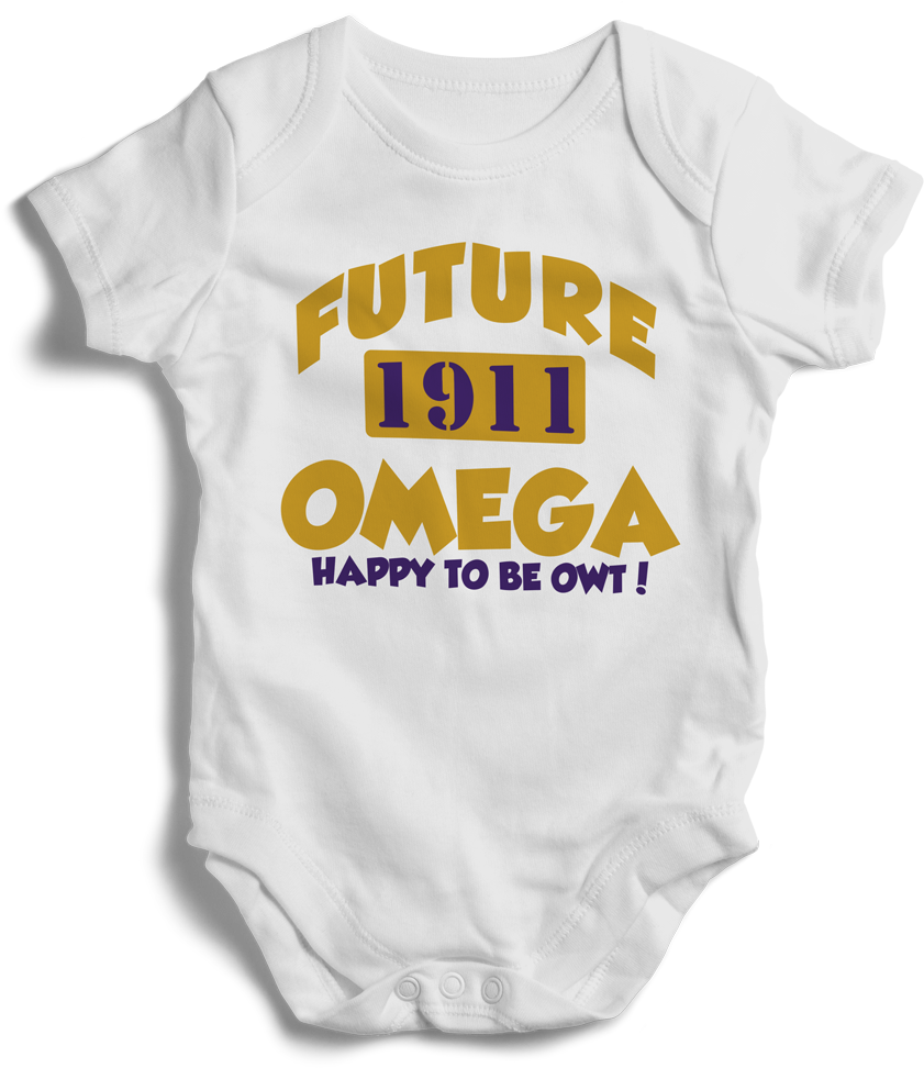 Baby Omega Psi Phi Onesie - Kappa Alpha Psi Baby Clothes (1024x1024), Png Download
