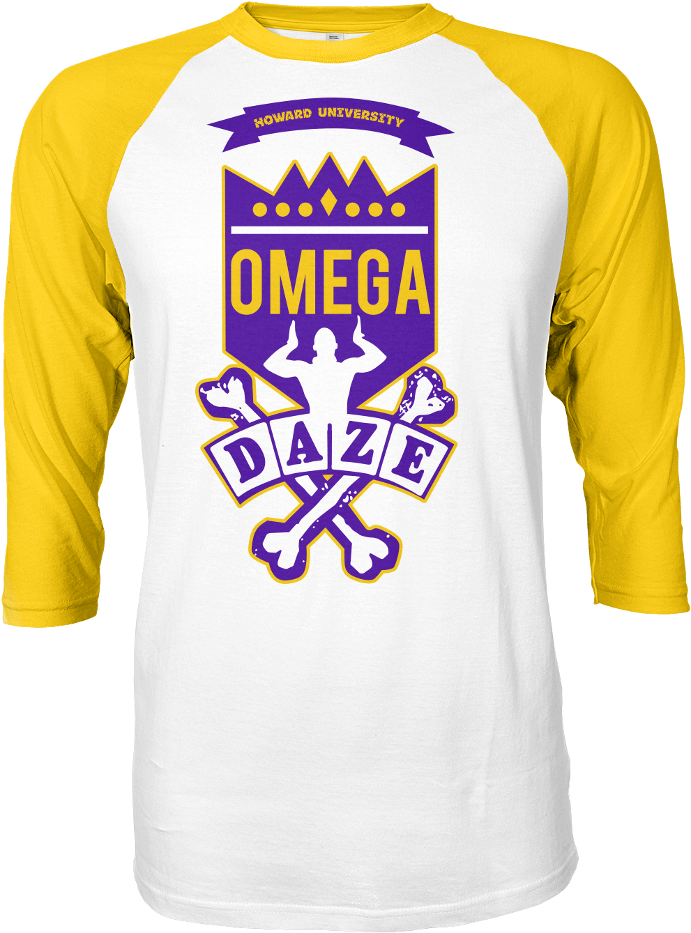 Omega Psi Phi School Daze Raglan - Omega Psi Phi Cycling Gear (1200x1500), Png Download